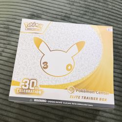 Pokemon Center 30th Celebration ETB