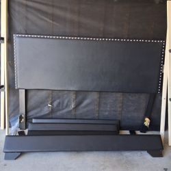 Complete Queen Size Head Board And Bed Frame 
