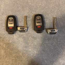 Set Of 2016 Audi A4 Key Fobs