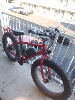 Sand viper electric fat tire bike