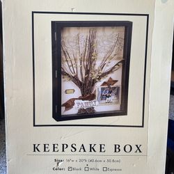 Keepsake Shadow Memory Box 16x20” Never Used