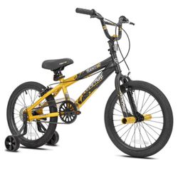 Kent Bicycle 18 in. Rampage Boy's BMX Child Bicycle, Gold and Black