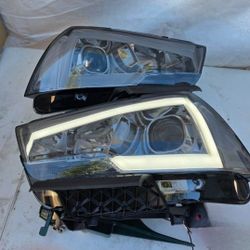 11-14 Dodge Charger LED DRL Projector Headlights Luces Focos Micas Faros Faroles Headlamps