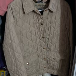 Burberry Quilt Women Jacket Sz XL