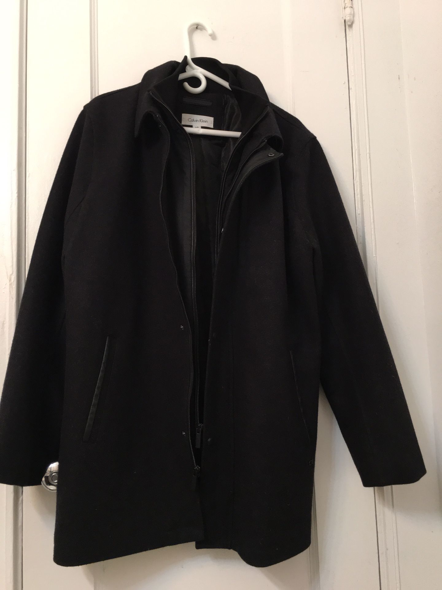 Calvin Klein Men's Fitted Coat Jacket Size Large Brand New