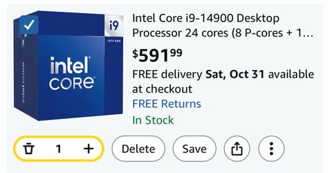 Intel Core i9-14900 Desktop Processor