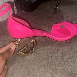 NEW PINK HEELS  (Dm To Negotiate A Much Lower Price)
