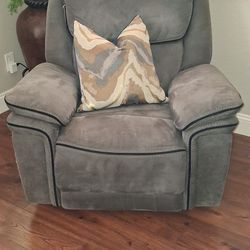 Muirfield Gray Rocker / Reclining Chair Brand New 