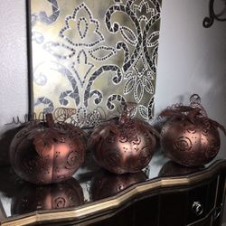 3 Piece Holiday Metal Pumpkin Decor✨