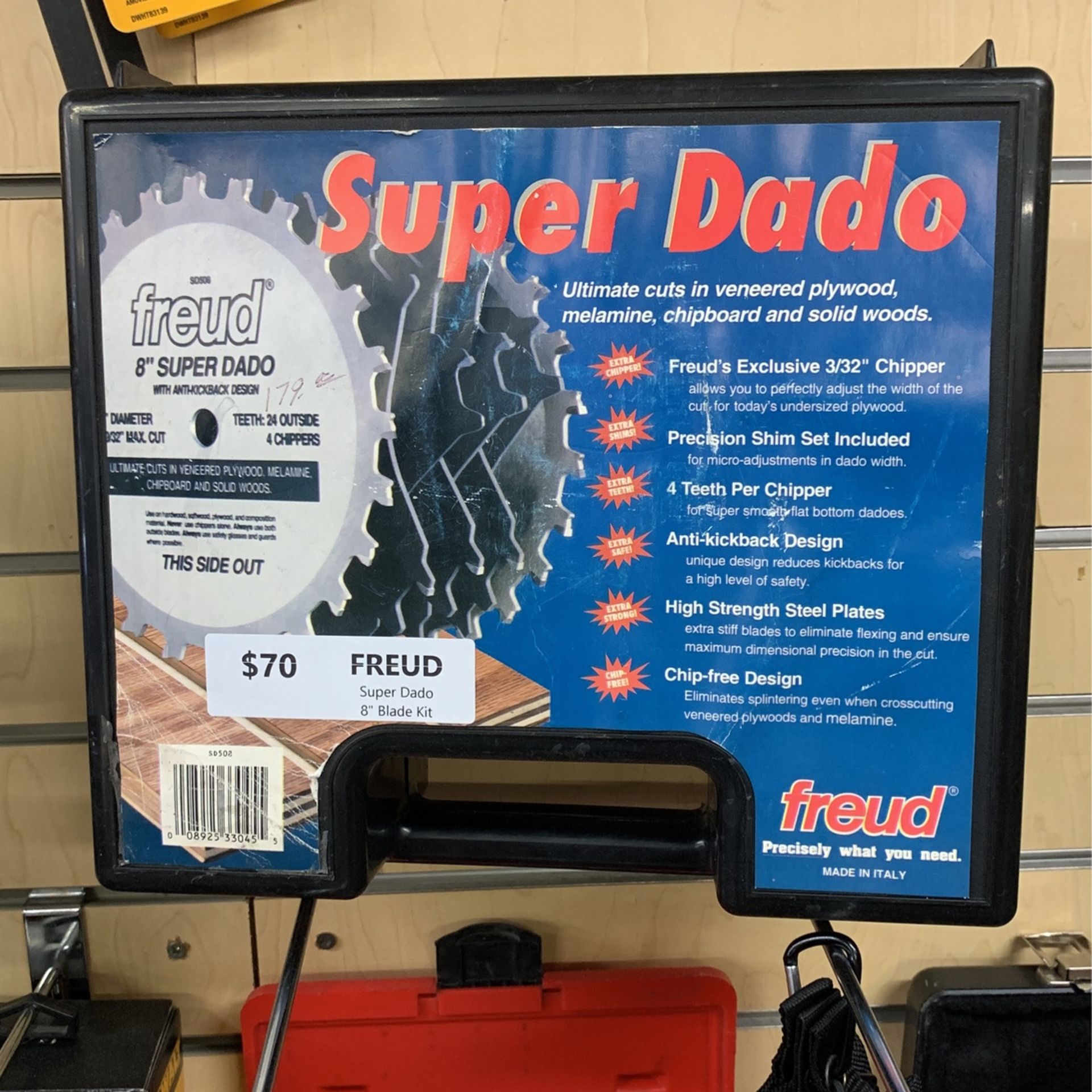 Freud Super Dado 8” Blade Kit