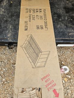 Espresso Wood Bed Frame in Box