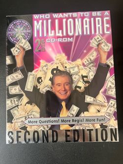 Who Wants to Be a Millionaire CD-ROM: 2nd Edition (Windows/Mac, 2000) SEALED