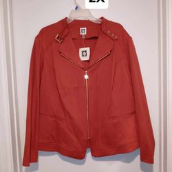 New Women's coat size 2X From Anne Klein still with tags