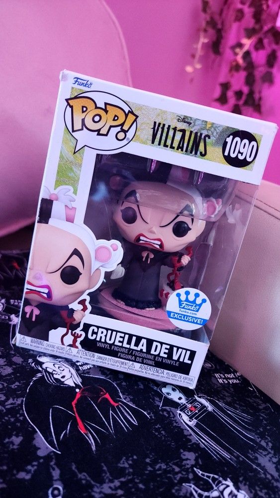 Disney Villains Cruella De Vil Pop
