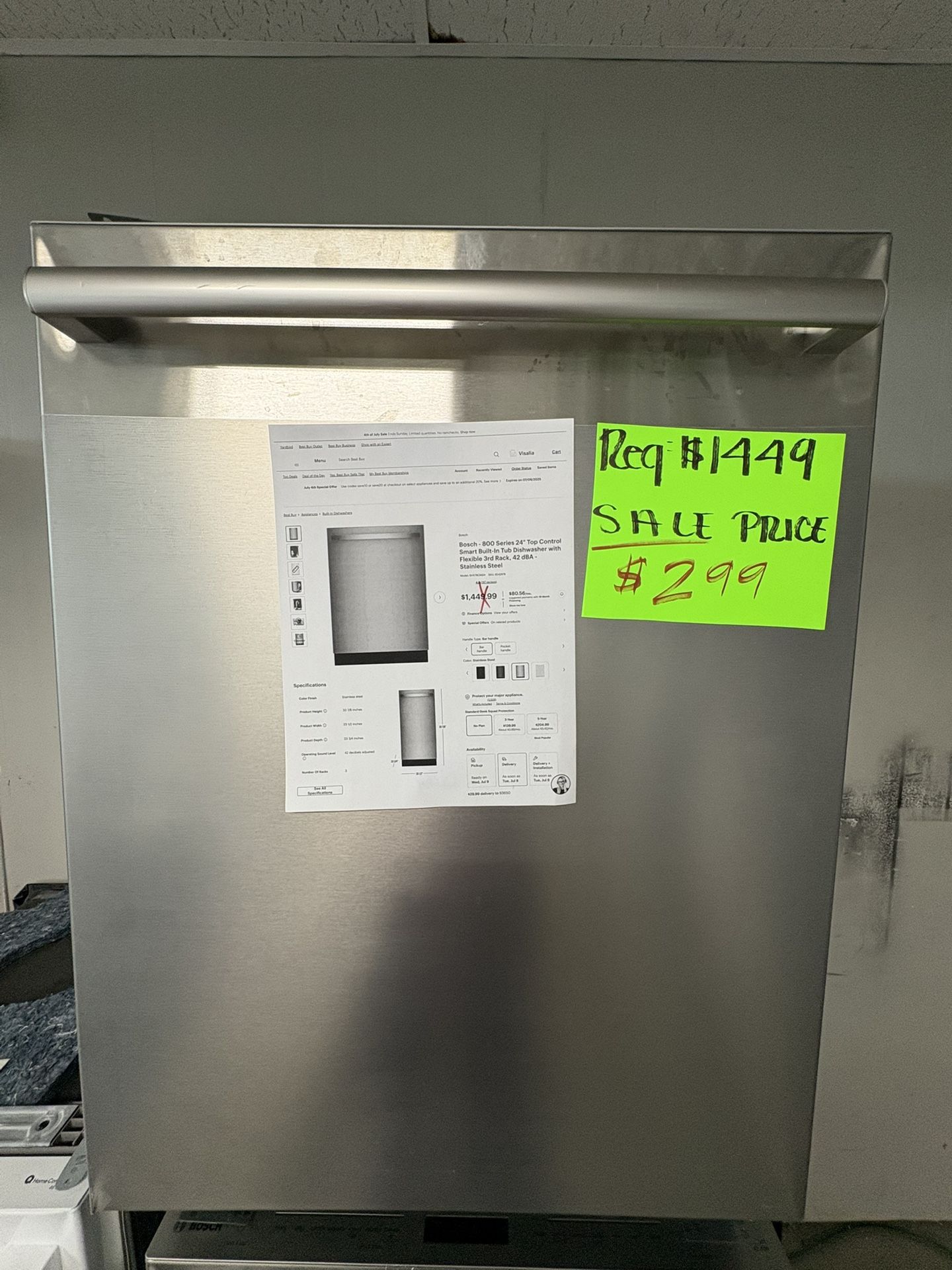 Bosch Dishwasher On Sale 