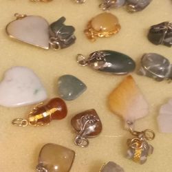 Jade Charm.  Burma Natural Jade