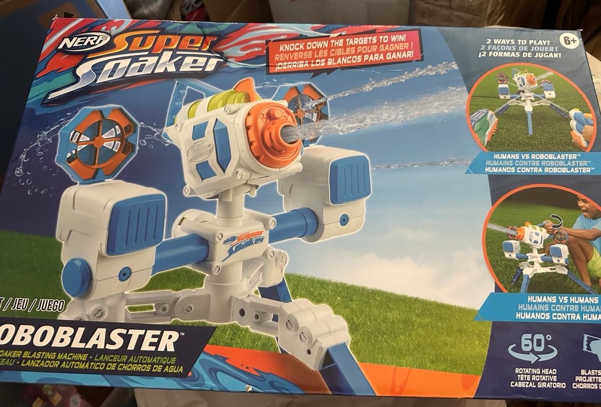 New Nerf super soaker robo blaster