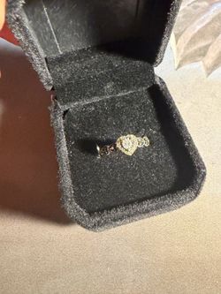 Heart shape diamond ring