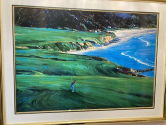 Golf Photo Pebble Beach 42 by 32.