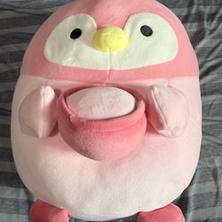 Pink Penguin Plush