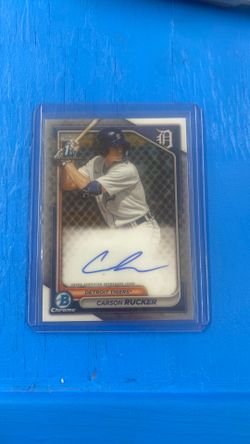 Carson Rucker 1st Bowman 2024 Auto