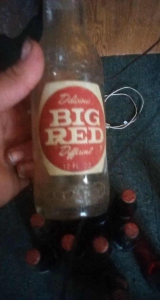 Vintage Collector Bottles. Rc Big Red Coca Cola