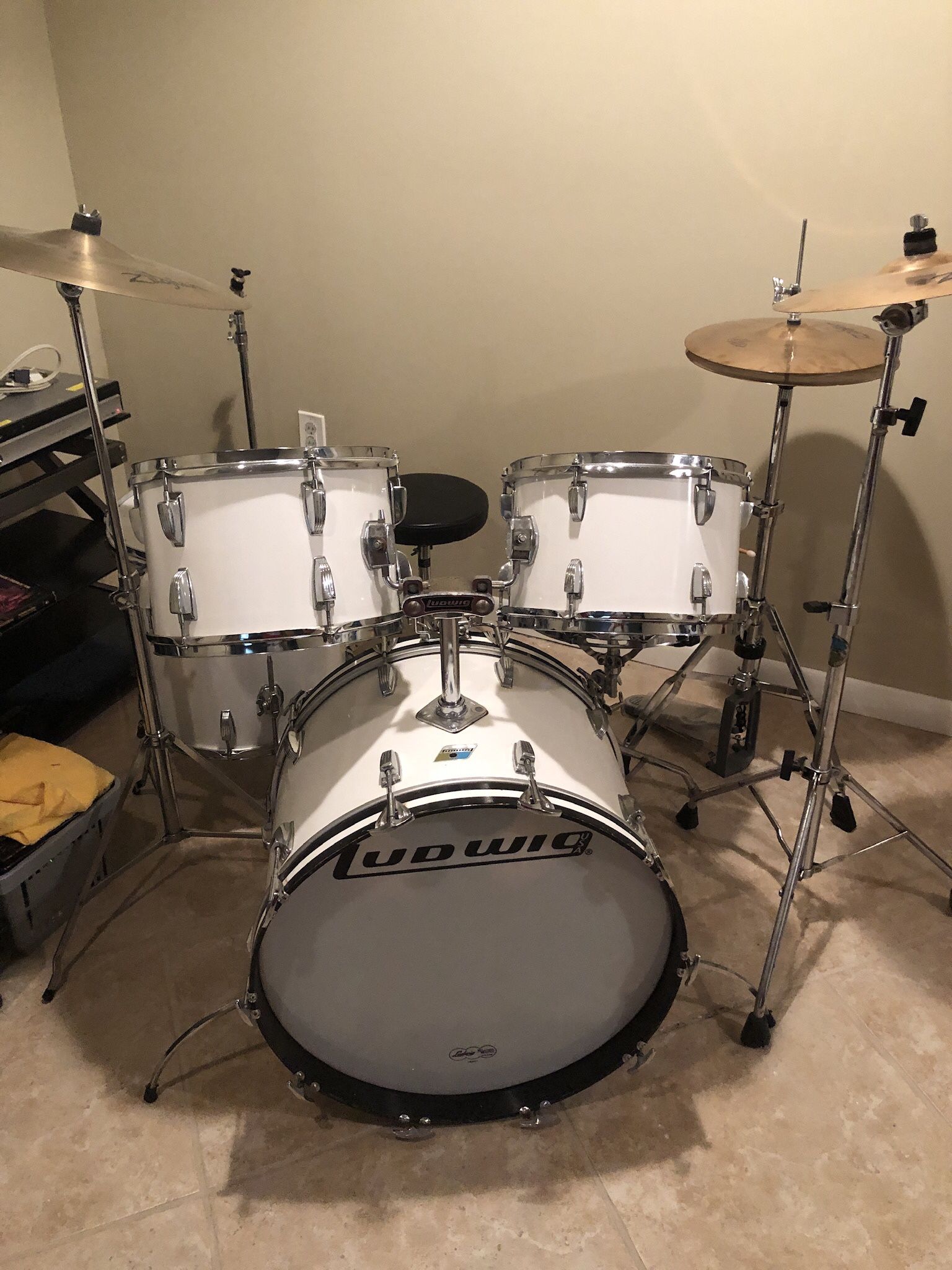 Vintage Ludwig Drum Set