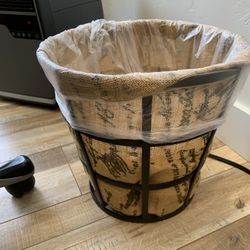 World Map Decorative Trash Can