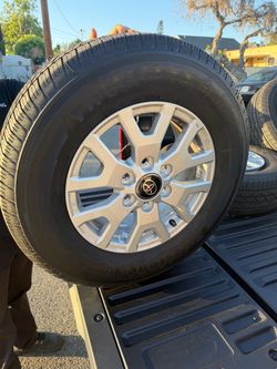 Toyota Tacoma Stock Tired and Rims