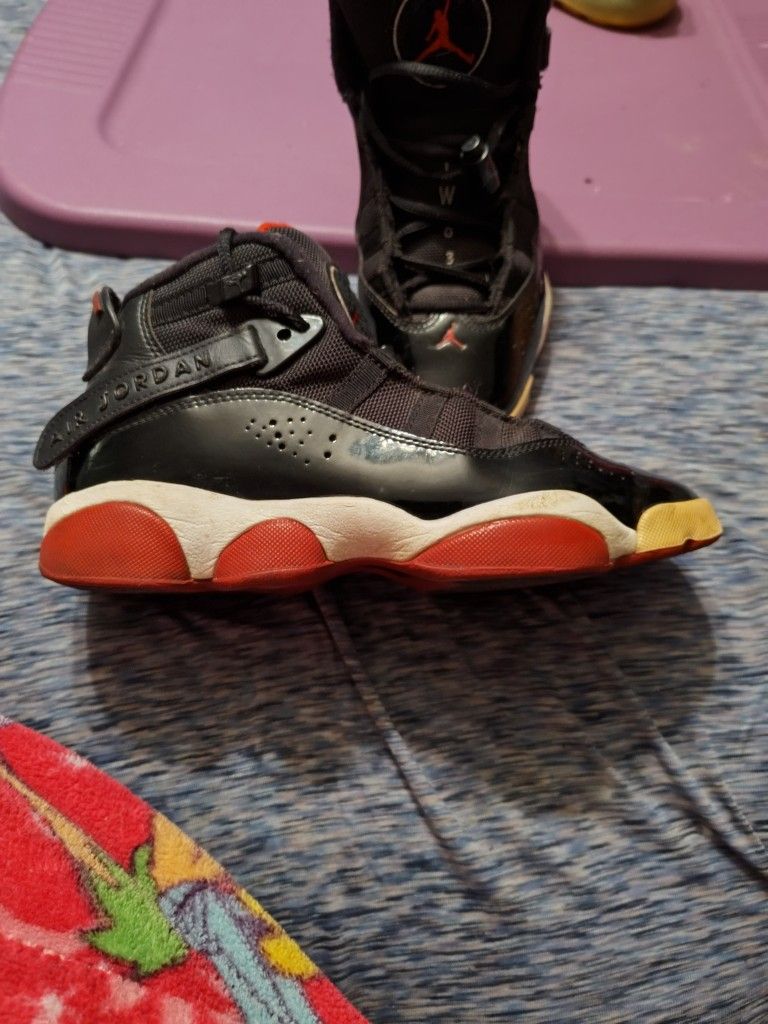 Nike Men's Air Jordans Two3 Red And Black
