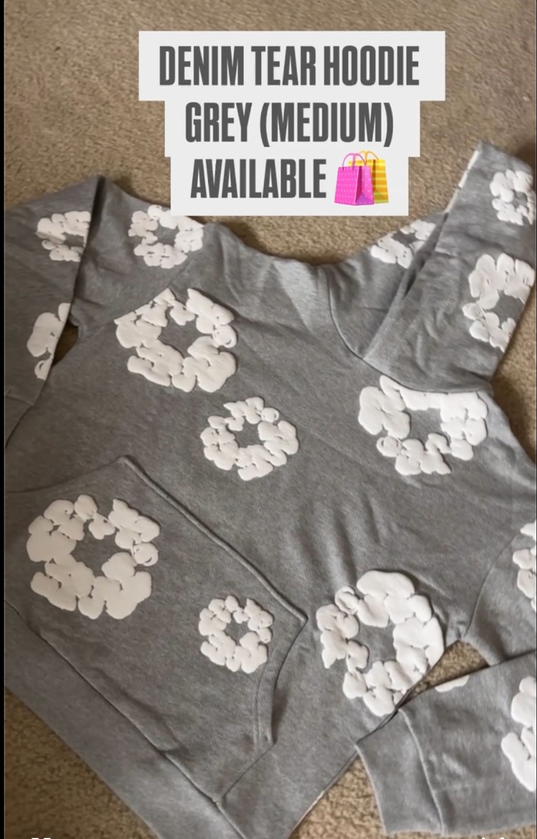 Denim Tear Hoodie (Make An Offer)