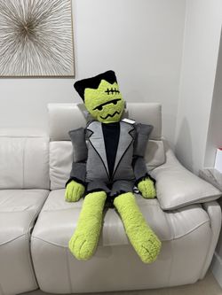Isaac Mizrahi Frankenstein 5ft Oversize Pillow Halloween TIKTOK Viral NIP