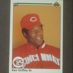 1990 Upper Deck Ken Griffey Sr. Cincinnati Reds #682 Baseball Card Vintage Collectible Sports MLB
