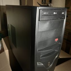 Computer Tower & Wires