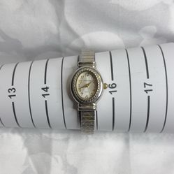 Rumours Vintage Oval Silver Ladies Watch with Bracelet