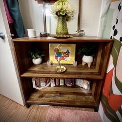 Solid Wood Bookcase/Shelves