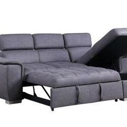 🔹Free/Fast Delivery &Diego Gray Sectional with Pull-out Bed

(Tags: Couch, sofa, loveseat, Ottoman)