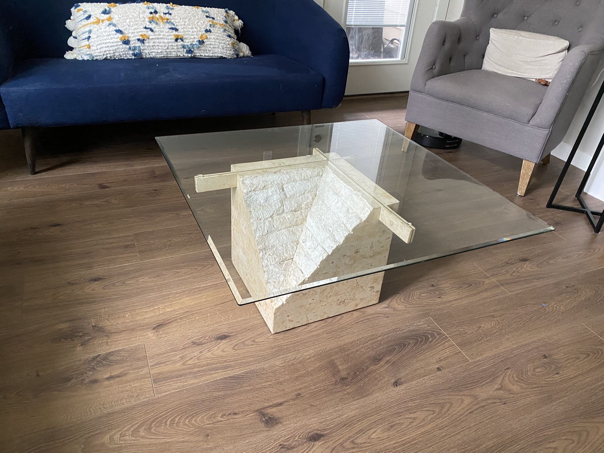Glass Coffee Table Tessellated