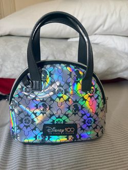 Disney Metallic 100th Classic Princess Mini Crossbody Bag/Satchel-NWT
