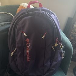 Purple Columbia Backpack