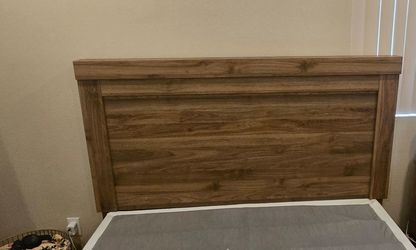 Ashley Queen Bed Frame + Metal Box Spring