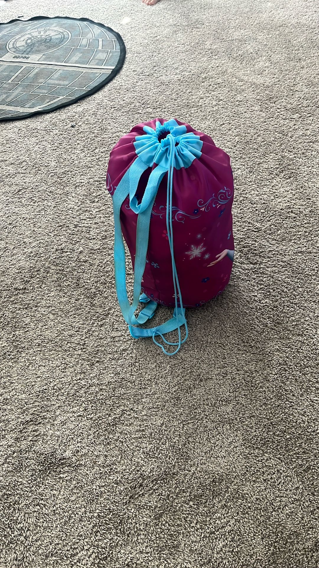 Disney Anna And Elsa Backpack Sleeping Bag Toddler size