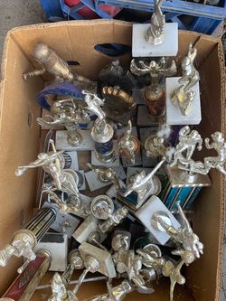 Large Lot of  Sports Trophies
