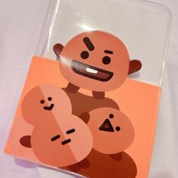 BT21 BTS Line friends Shooky passport holder