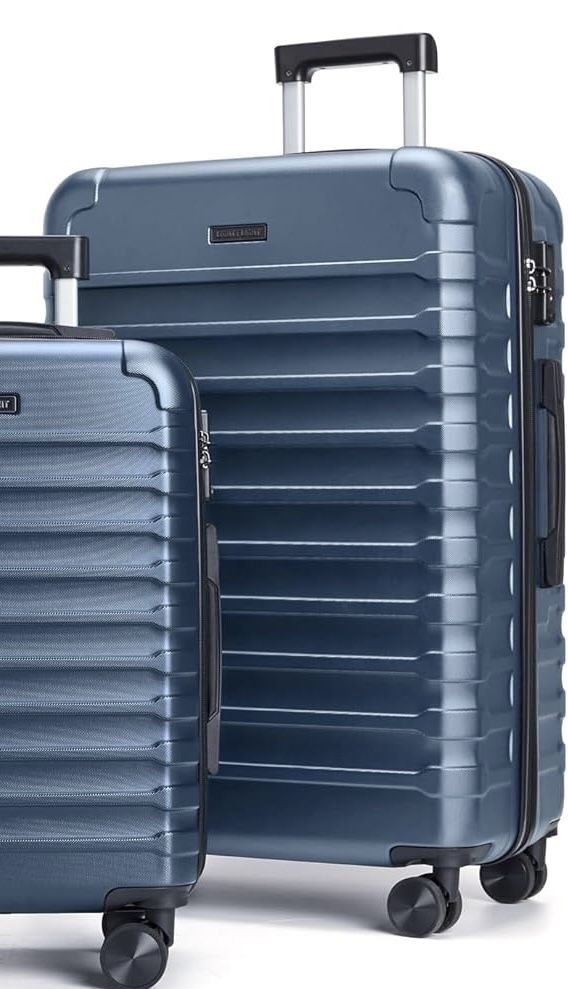 28 Inch LIGHT FLIGHT Luggage Hardside Lightweight luggage with TSA Lock, Large Checked Travel Suitcases