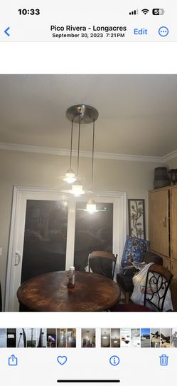 Brush Nickel, Tri -Pendant Lights