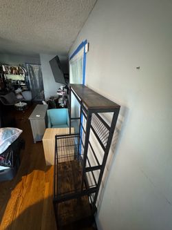 Industrial style baker rack