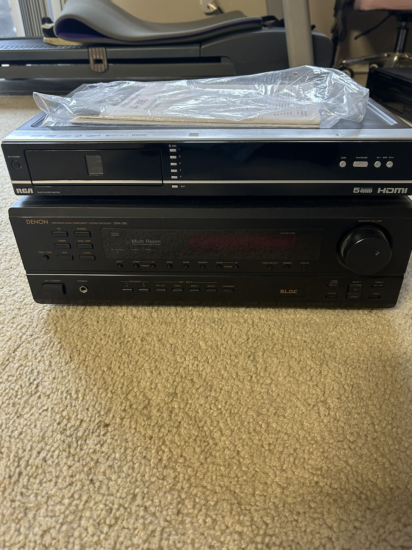 Demon Receiver DRA -395 & DVD Player