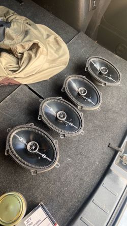 (2) Pairs Of Kicker 41DSC684 6x8" 2-Way Car Speakers