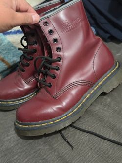 Doc martens girl  cherry red 1460